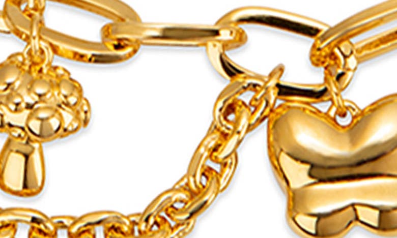 Shop July Child Queen Of Charms Bracelet In Gold