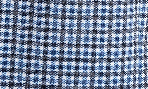 Savile Row Co Navy Check Knit Sport Coat In Navy