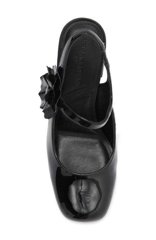 Karl Lagerfeld Pierra Womens Embellished Patent Leather Slingback Heels In Black