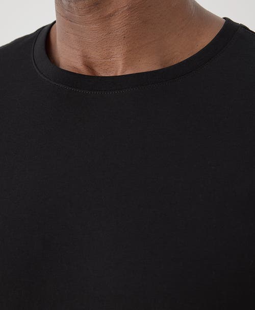 Pact Organic Softspun Long Sleeve Tee In Black