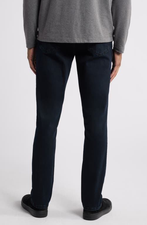 Shop Johnston & Murphy Straight Leg Jeans In Black Wash