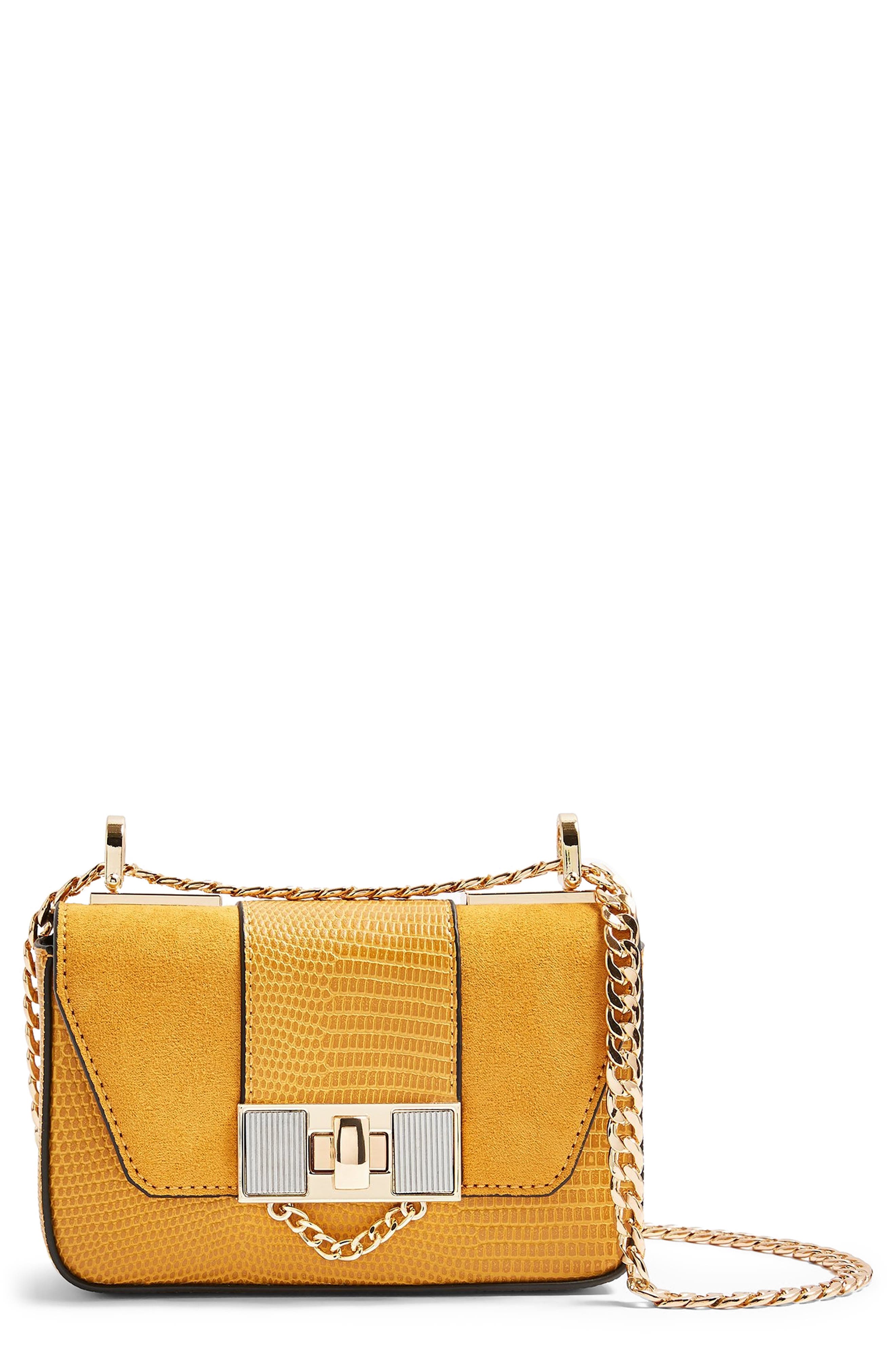 mustard bag topshop