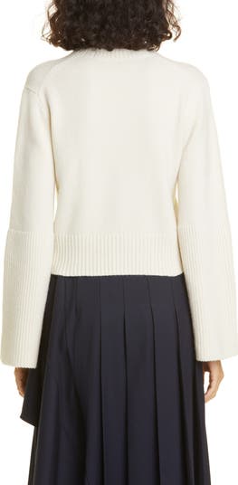 Clover Merino Wool Blend Crop Sweater