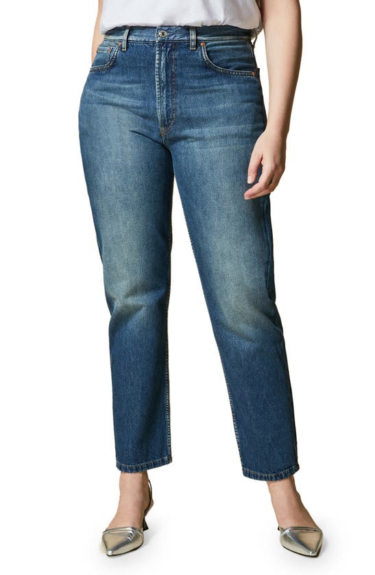 Click to view more detailed imagery on our partner's website Marina Rinaldi Idolo Straight-leg Jeans In Sky Blue