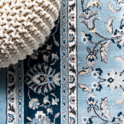 Jonathan Y Palmette Modern Persian Floral Area Rug In Blue/navy