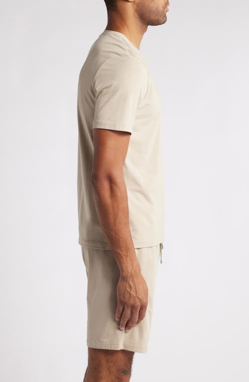 Shop Hugo Boss Boss Mix Match Pajama T-shirt In Light Beige