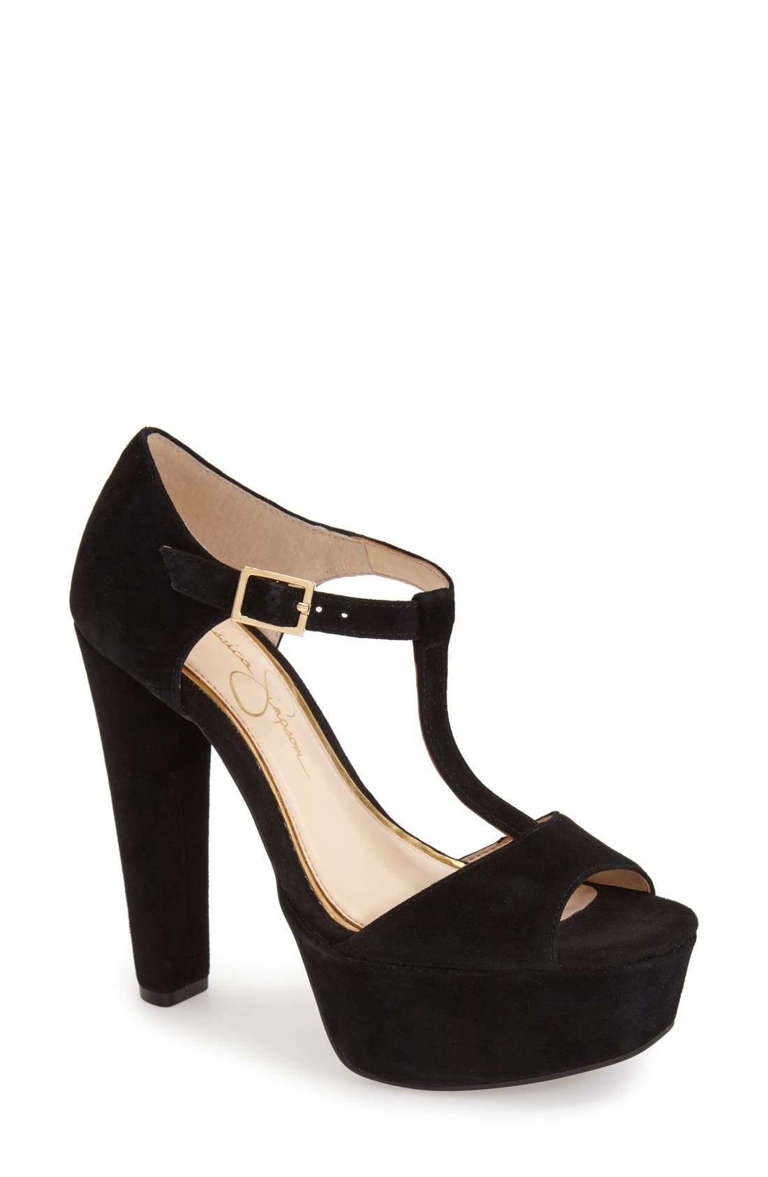 jessica simpson t strap shoes