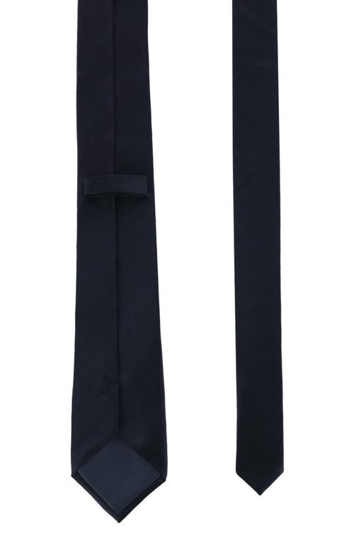 Trafalgar Men's Sutton Big And Tall Silk Tie In Black