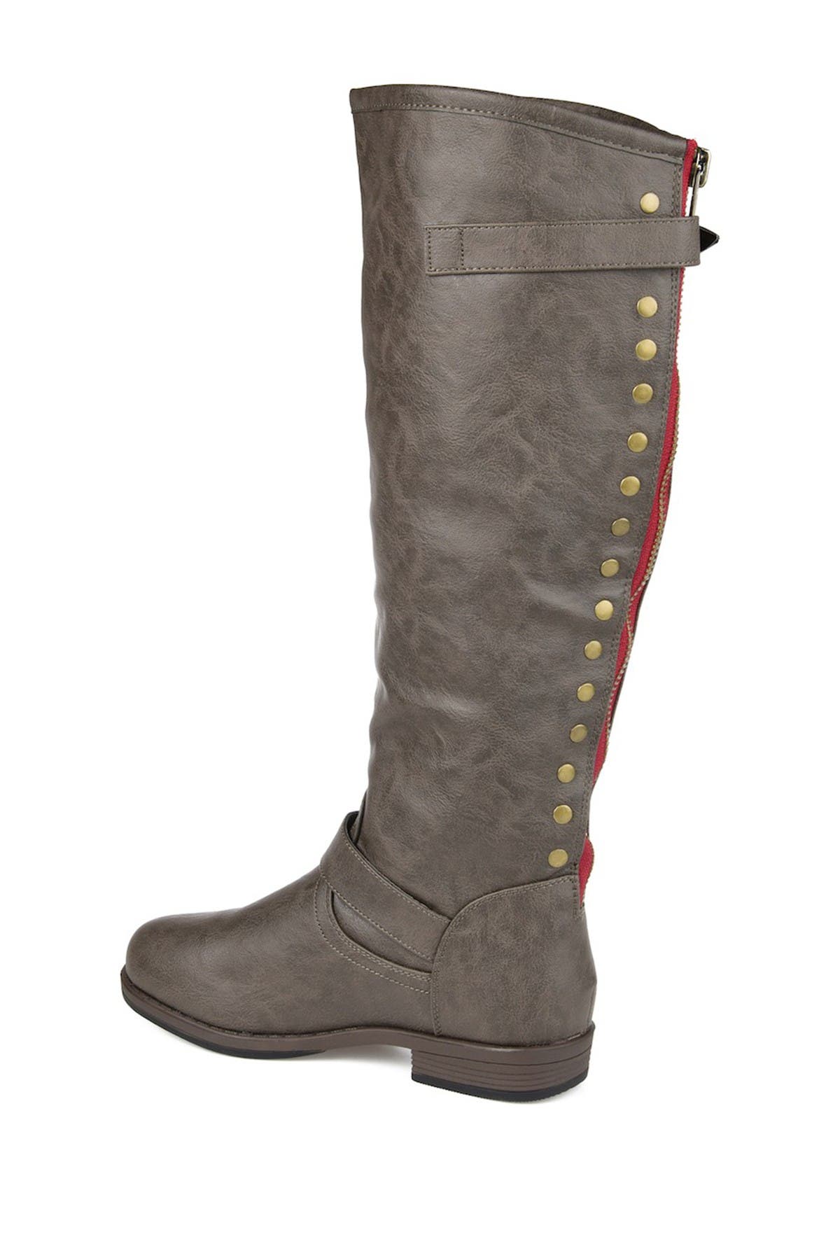 Journee Collection Spokane Riding Boot In Medium Beige