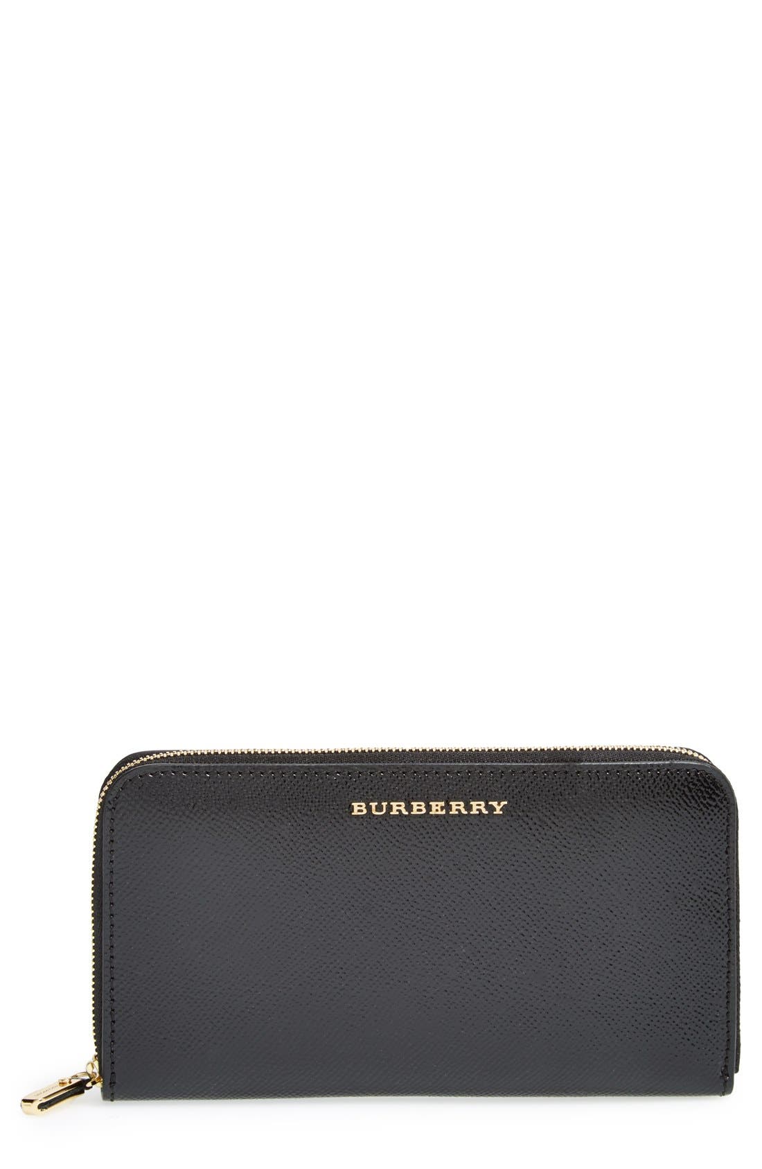 burberry zipper wallet
