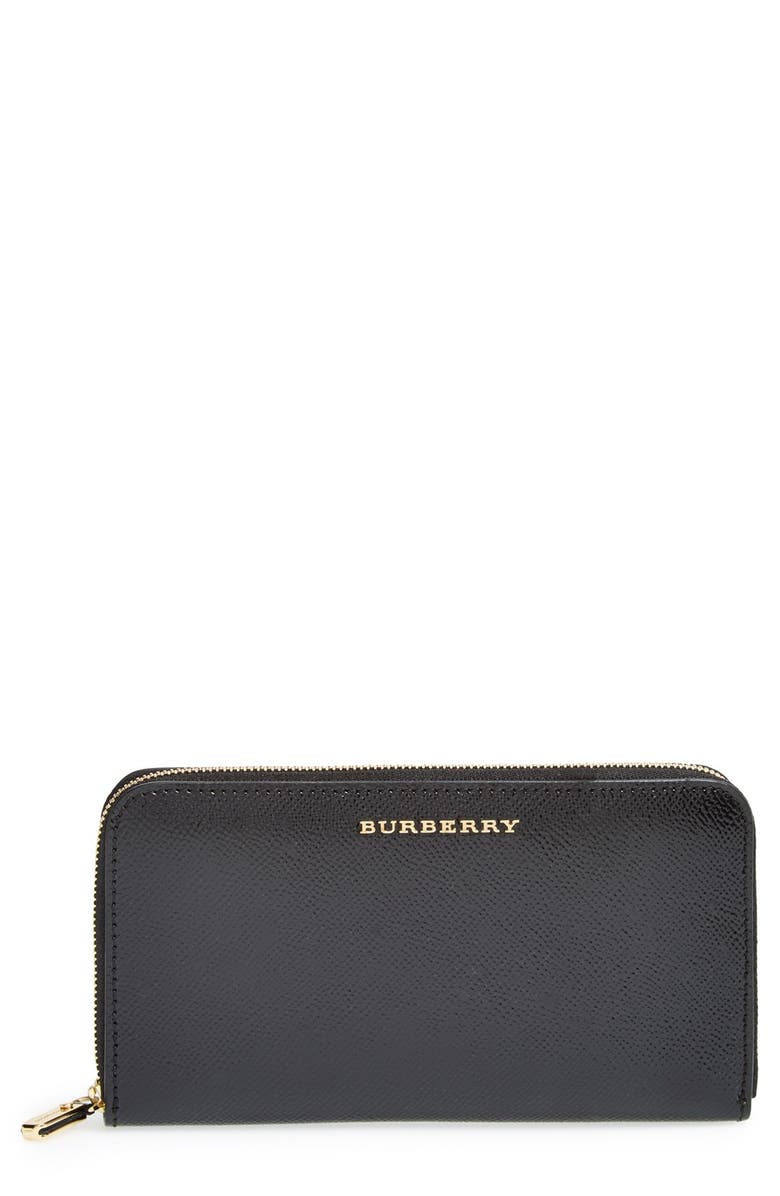 Burberry 'Elmore - London Leather' Zip Around Wallet | Nordstrom