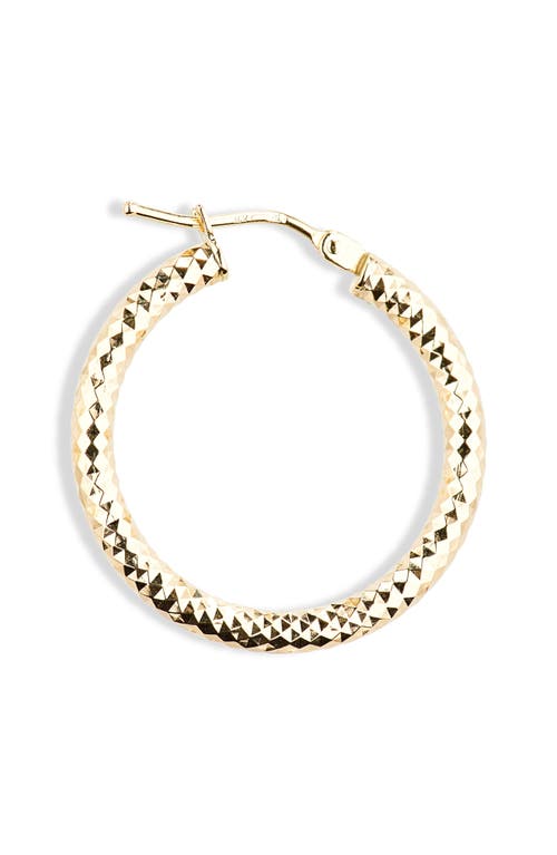 Bony Levy 14k Gold Diamond Cut Hoop Earrings In 14k Yellow Gold