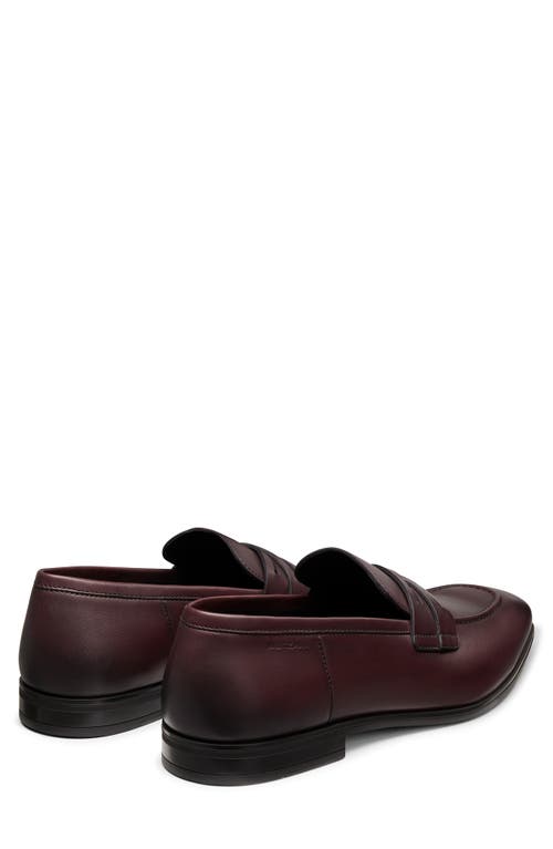 Shop Stuart Weitzman Simon Crisscross Loafer In Bordo