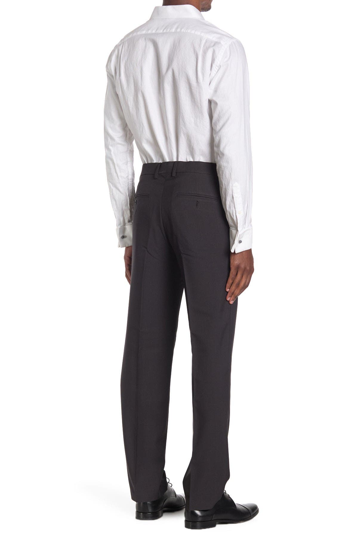 Haggar Comfort Stretch Straight Cut Pants In Oxford2