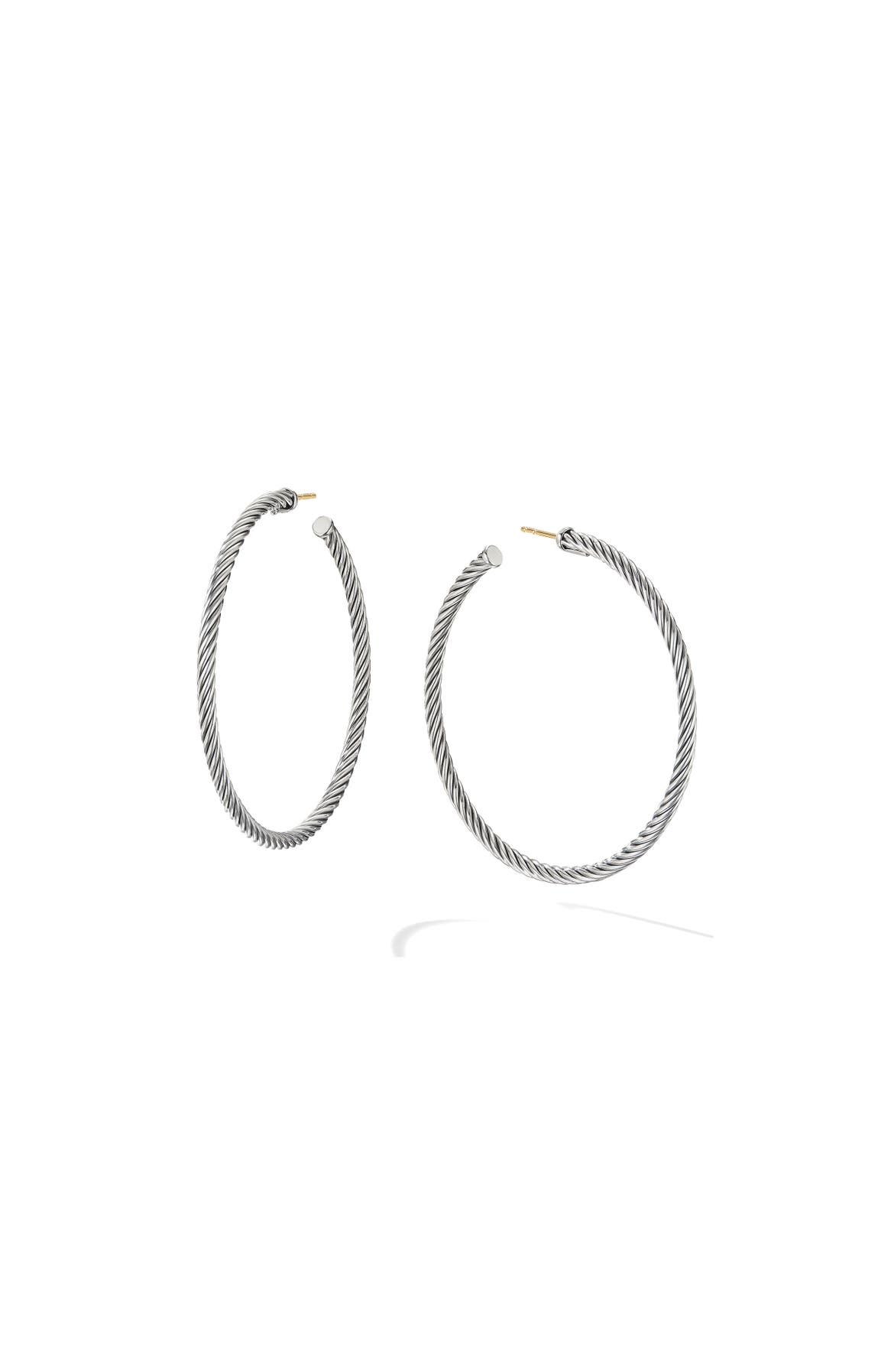 David Yurman Large Cable Hoop Earrings | Nordstrom