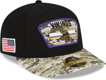 Minnesota Vikings 2022 Sideline Low Profile 59FIFTY Fitted