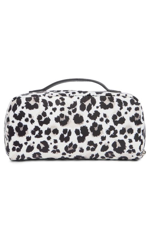 Bcbg Fold Out Cosmetic Case In Snow Leopard