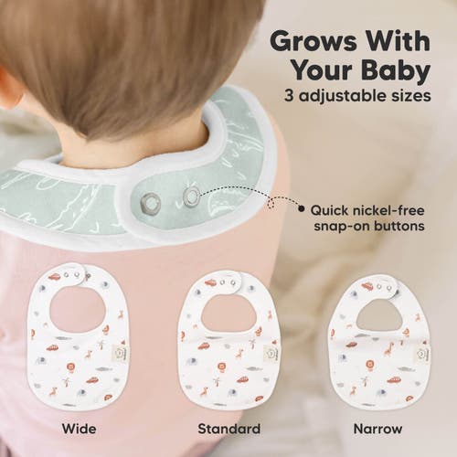 Shop Keababies 8-pack Baby Drool Bibs In Wilderness