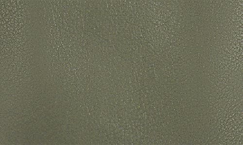 Champs Compact Leather Slim Briefcase In Khaki