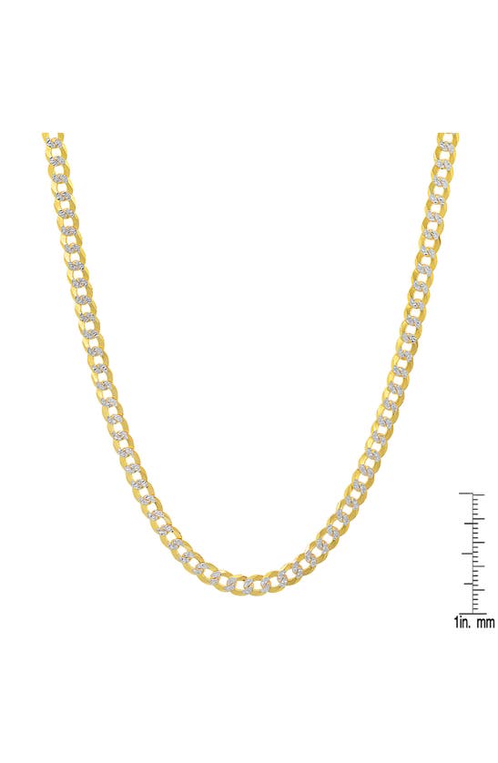 Shop Hmy Jewelry Diamond Cut Chain Necklace In Gold/ Silver