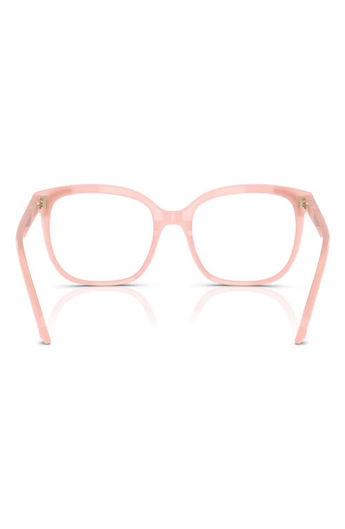Swarovski 52mm Butterfly Optical Glasses In Milky Pink