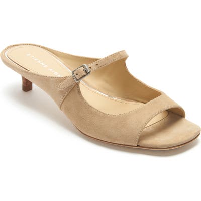Etienne Aigner Verity Mary Jane Slip-On Sandal- Beige