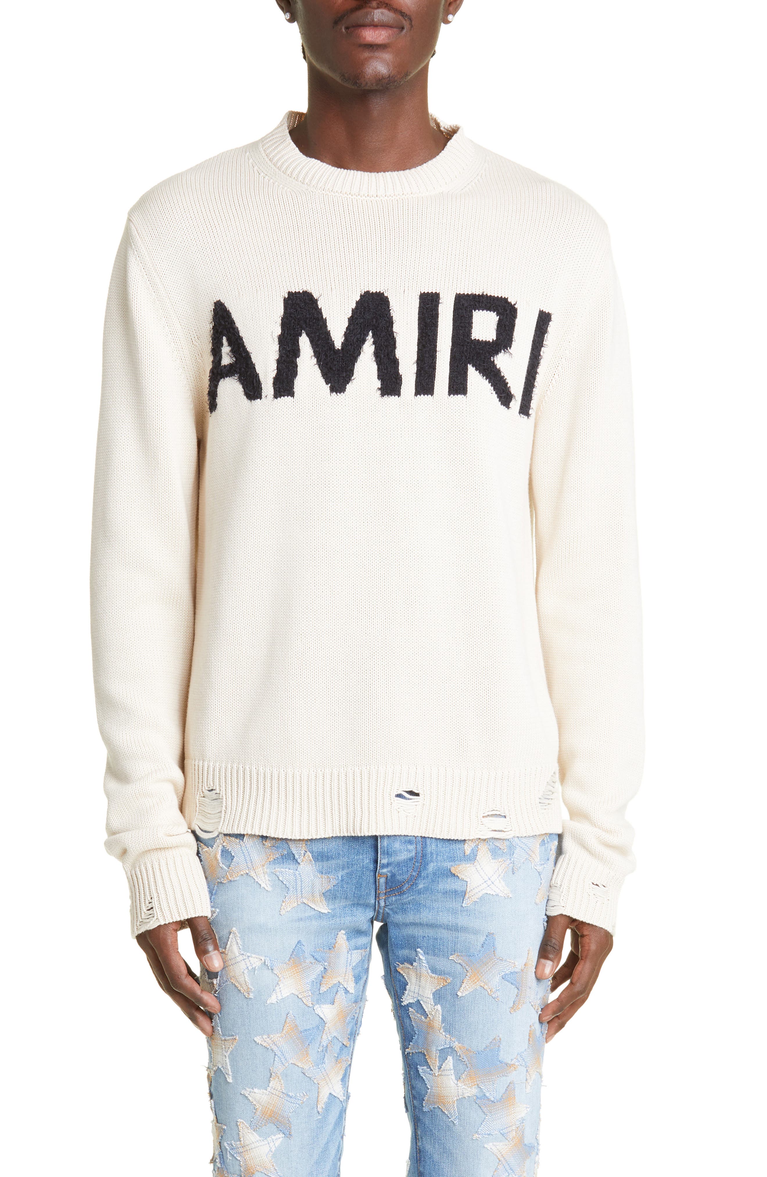 季節のおすすめ商品】 AMIRI アミリ ロゴ スウェットシャツ 48size