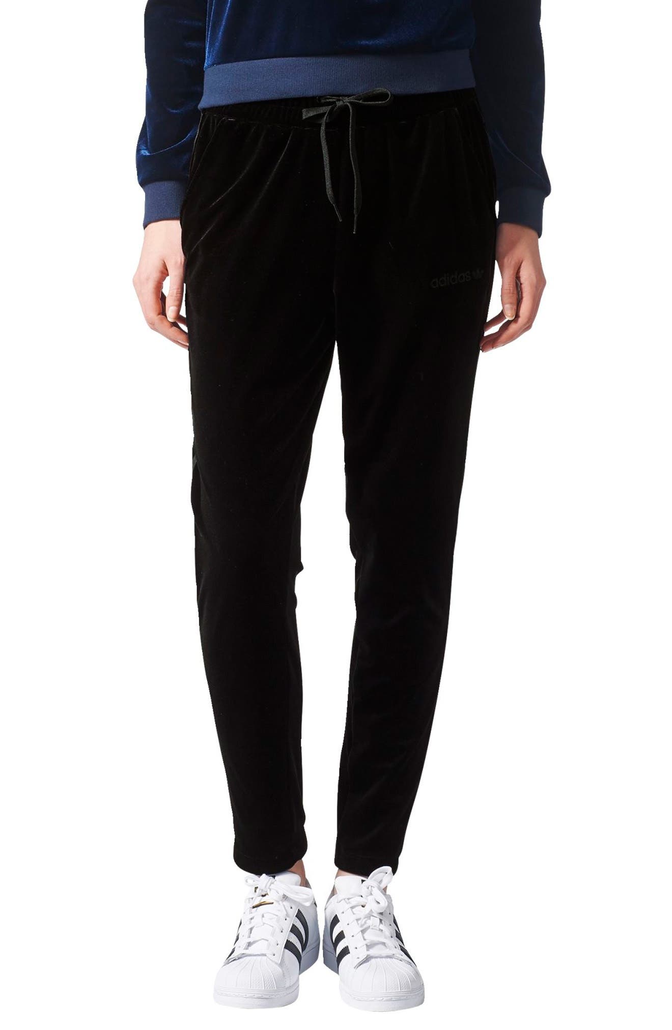 adidas velvet Track Pants Nordstrom