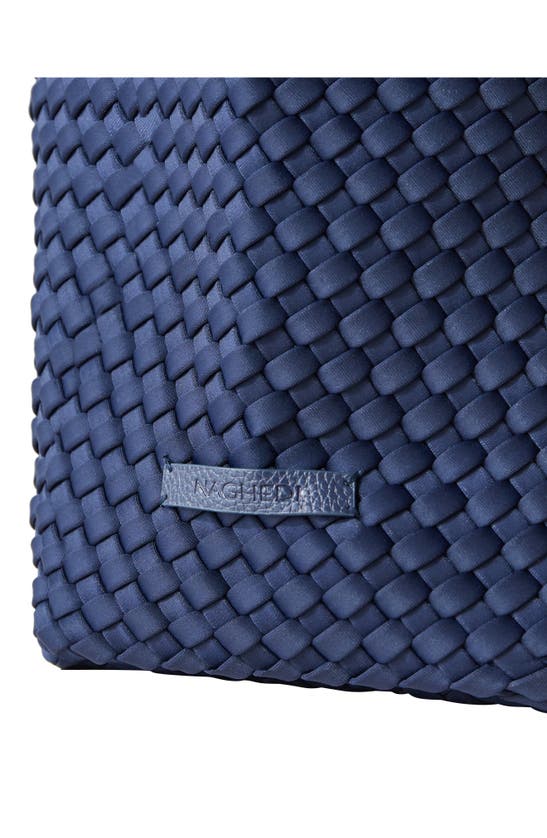 Naghedi Small Jetsetter Water Resistant Tote In Ink Blue
