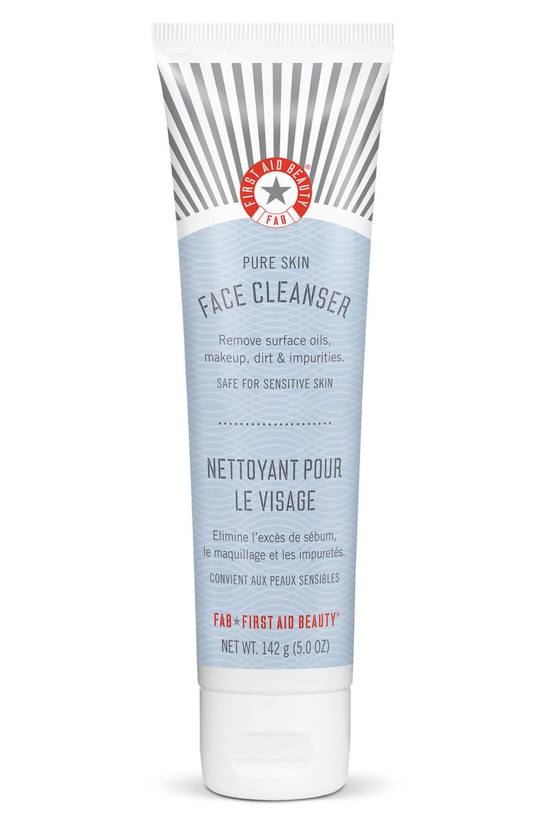 FIRST AID BEAUTY Pure Skin Face Cleanser, Main, color, NO COLOR