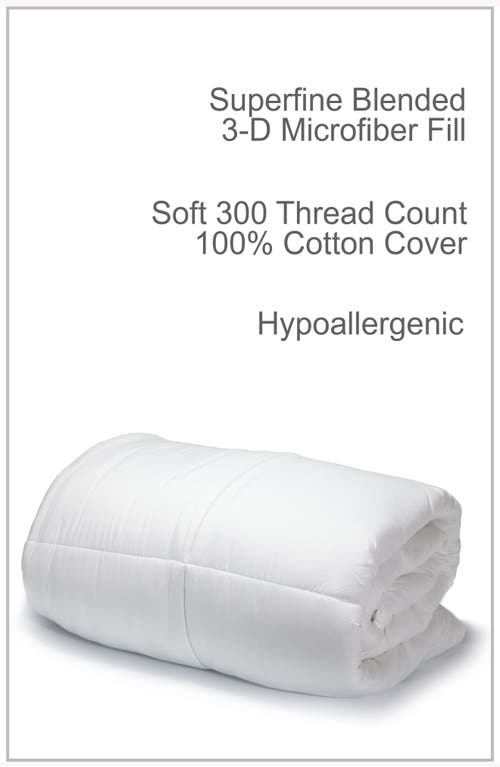 Melange Home Cloud 300 Thread Count Down Alternative Comforter In White