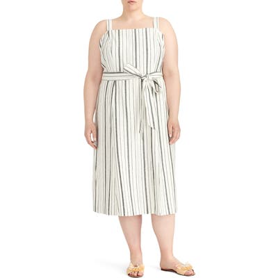 Plus Size Rachel Roy Collection Stripe Sundress, Ivory