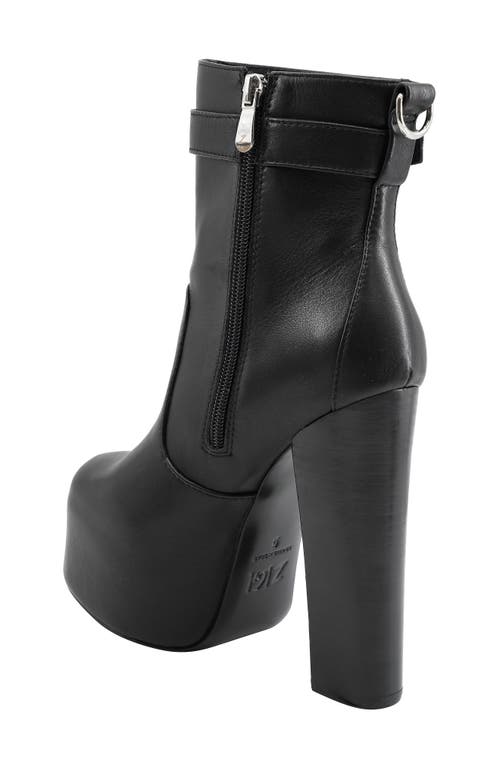 Ziginy Ona Platform Bootie In Black