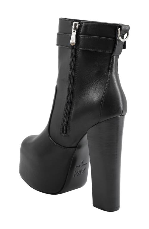 Shop Ziginy Ona Platform Bootie In Black