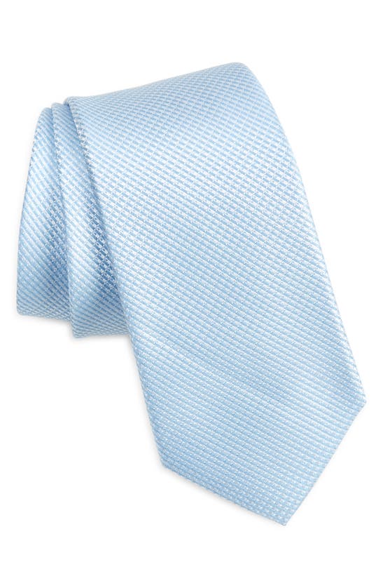 Shop Calvin Klein Harper Unsolid Tie In Lt Blue