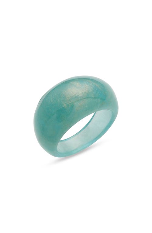 VIDAKUSH Aqua Dream Resin Smoothie Ring in Light Blue at Nordstrom, Size 7