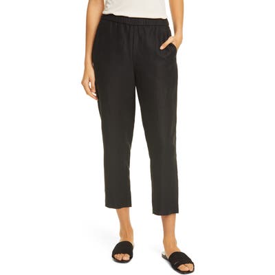 Eileen Fisher Slouchy Ankle Pants, Black