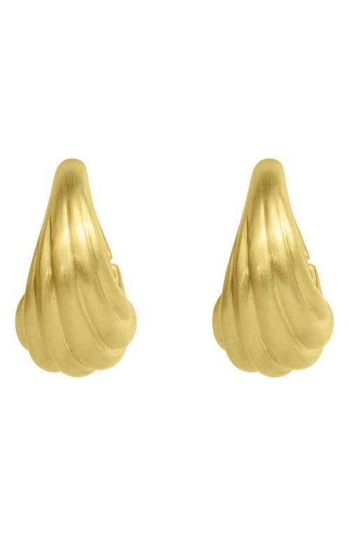 Forme Huggie Hoop Earrings in Gold