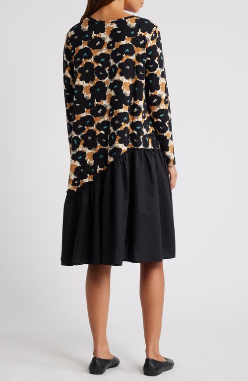 MASAI COPENHAGEN MASAI COPENHAGEN NELLINA LONG SLEEVE TRAPEZE DRESS