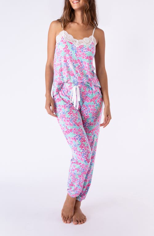 Beach Bouquet Pajamas in Pink