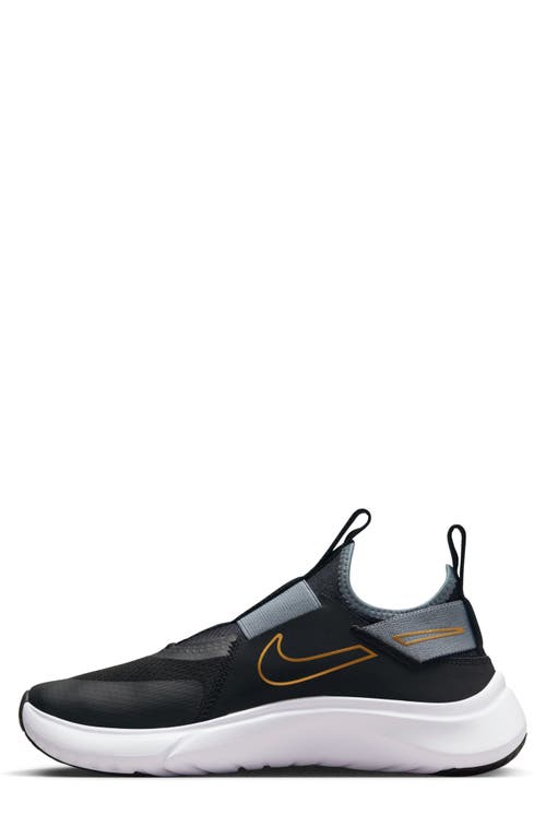 Shop Nike Flex Plus Sneaker In Black/metallic Gold