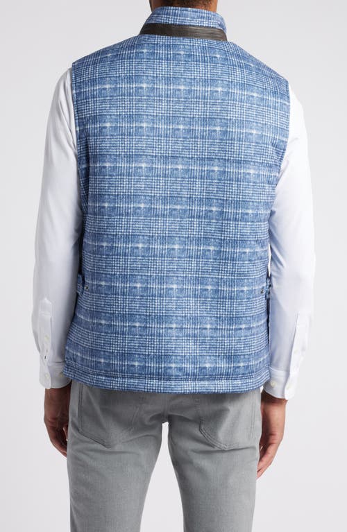 Johnston & Murphy Upton Quilted Reversible Vest In Navy