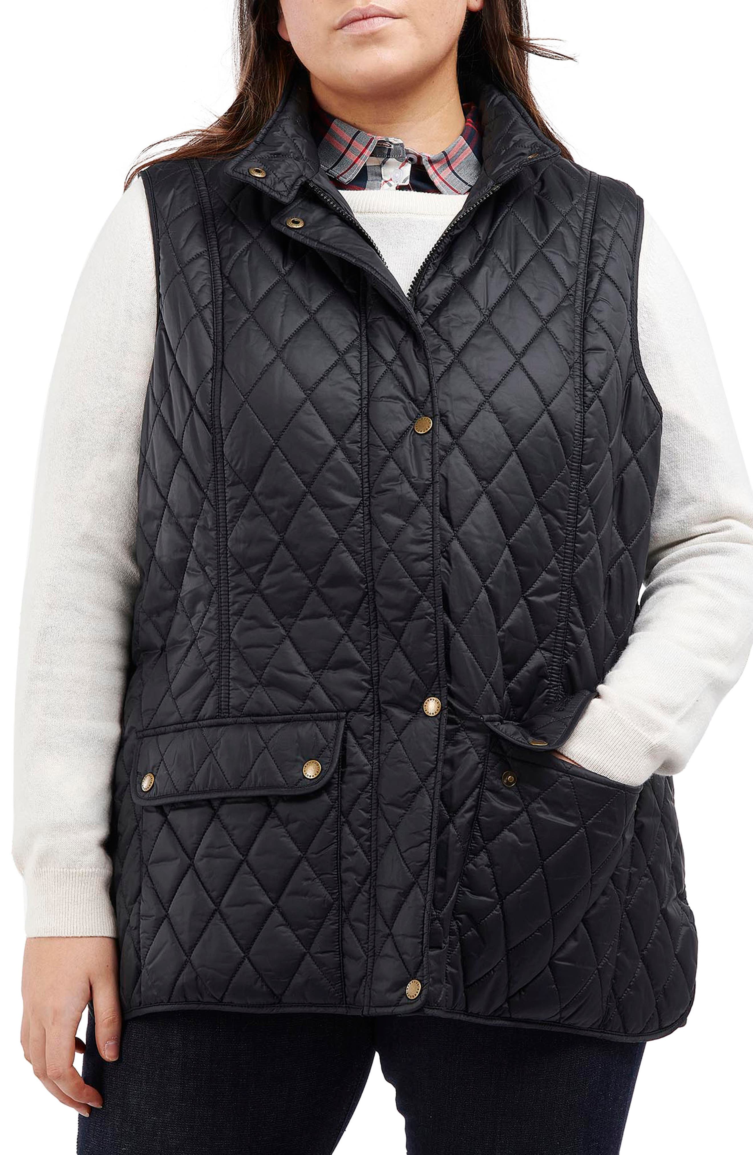 barbour women's quilted vest