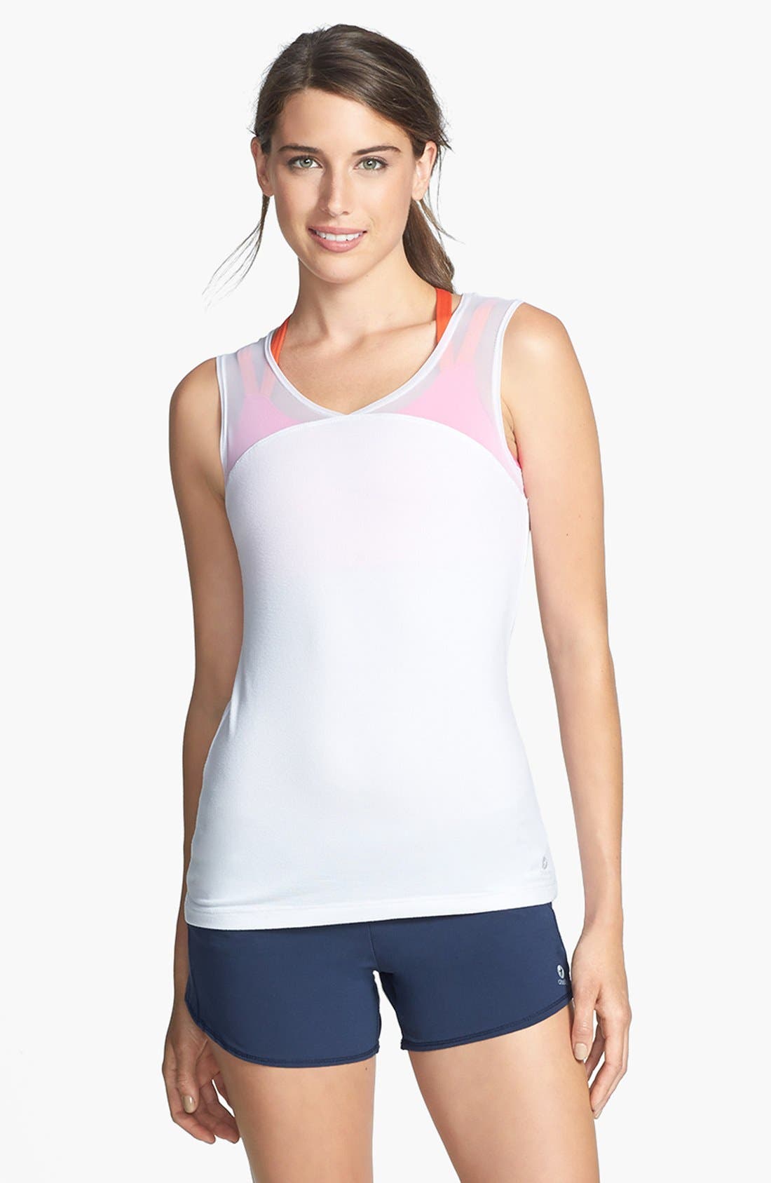 Oiselle Stretch Mesh & Jersey Tank Nordstrom
