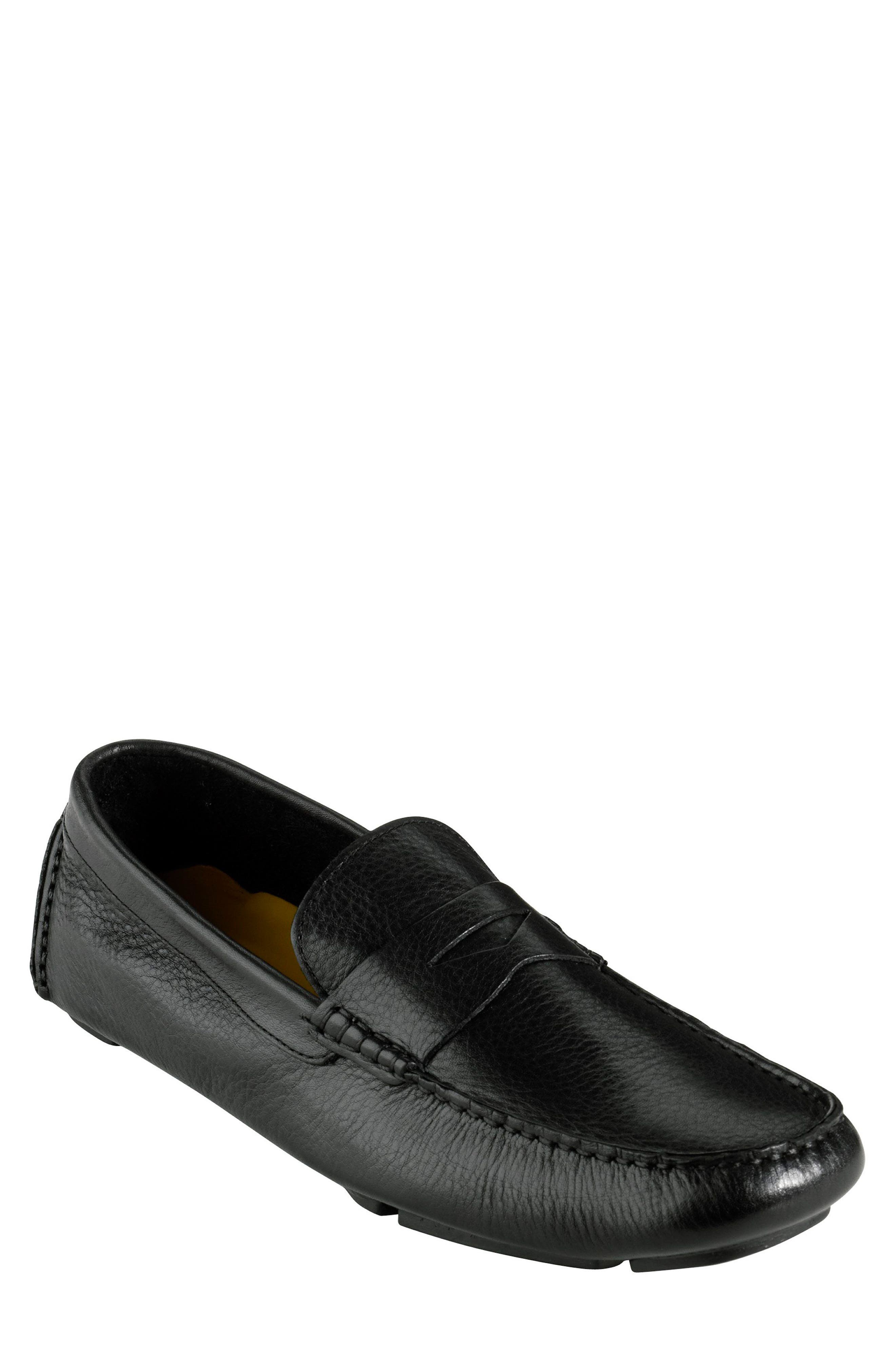 cole haan mens black loafers