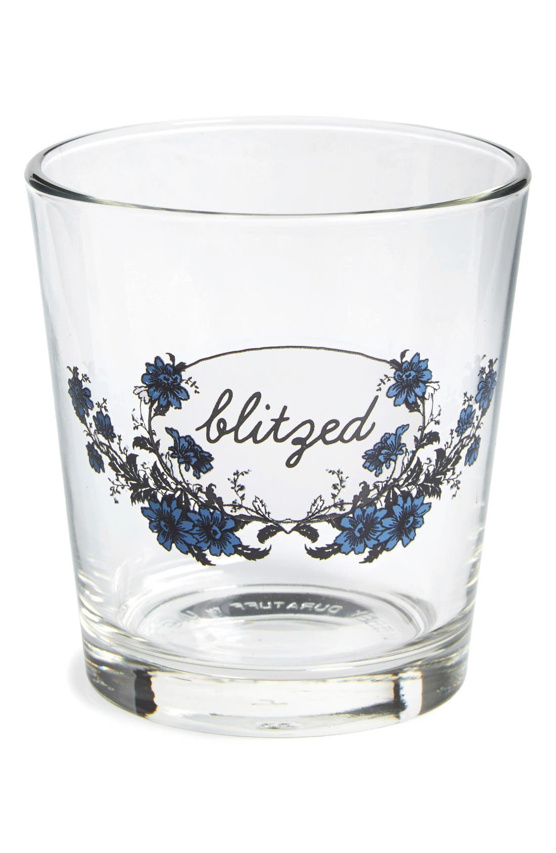 Fishs Eddy 'Blitzed' Double Old Fashioned Glass Nordstrom
