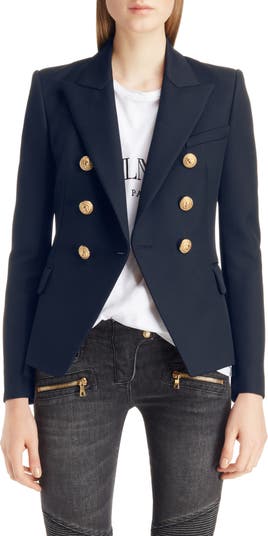 Balmain Double Breasted Wool Nordstrom