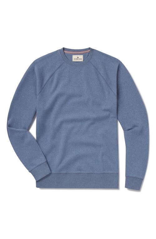 Shop The Normal Brand Puremeso Everyday Crewneck Sweatshirt In Slate Blue