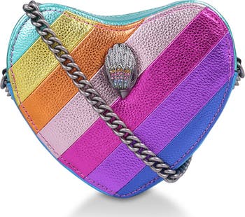 Kurt Geiger London Kensington Metallic Rainbow Phone Crossbody Bag