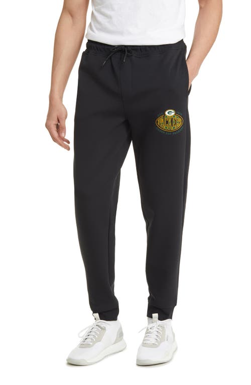 BOSS x NFL Cotton Blend Joggers Green Bay Packers Black at Nordstrom,